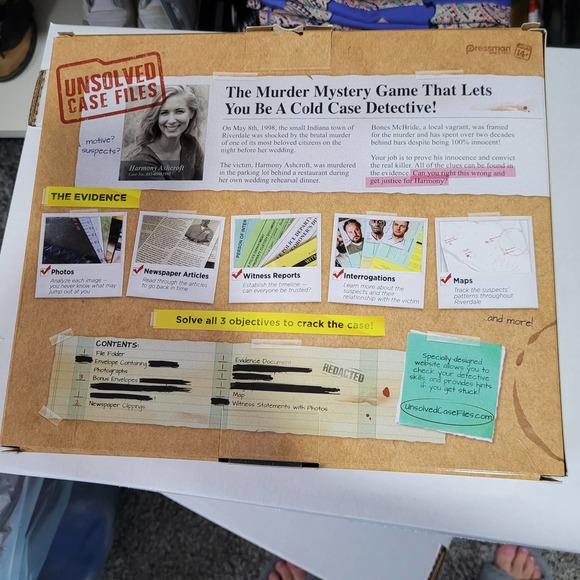 Unsolved Cold Case Files Murder Mystery Who Murdered Harmony Ashcroft - Picture 2 of 2